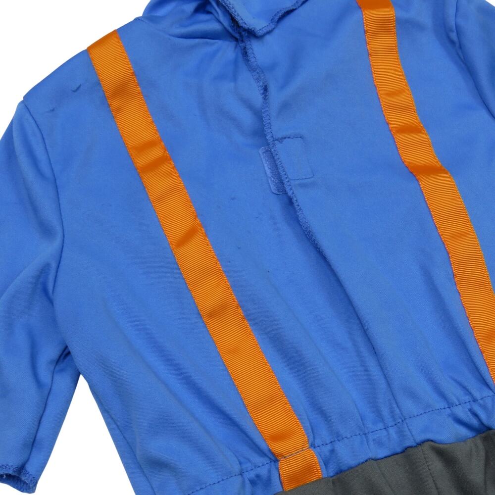 Blippi Costume Toddler with Jumpsuit Bowtie Suspenders Hat and Glasses 23-3T - Picture 7 of 8